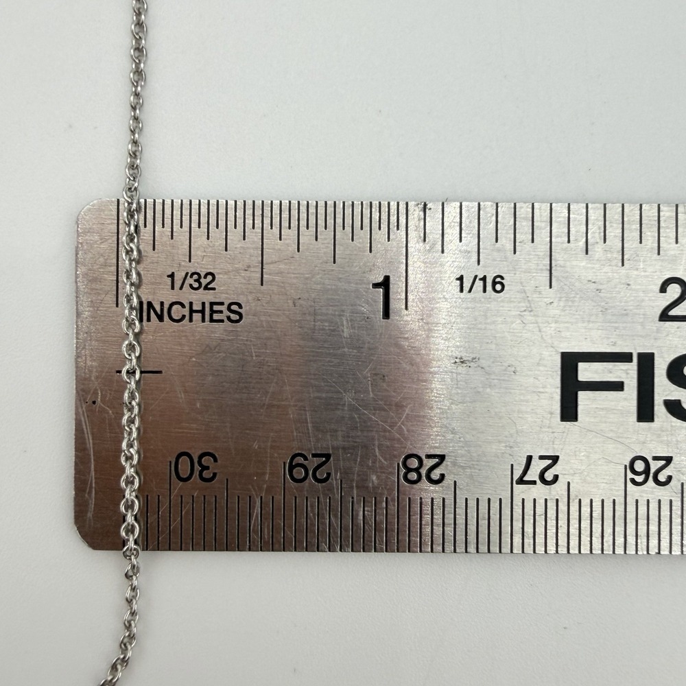 Vtg QVC Sterling Silver NF 925 Yellow Quartz Pendulum Necklace Thailand - Picture 11 of 14